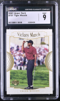 Tiger Woods 2001 Upper Deck #151 (CGC 9) at PristineAuction.com