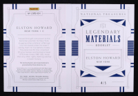 Elston Howard 2021 Panini National Treasures Legendary Material Booklets Black #2 #4/5 at PristineAuction.com