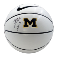 Yaxel Lendeborg Signed Michigan Wolverines Basketball (JSA) at PristineAuction.com