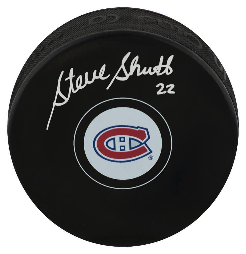 Steve Shutt Signed Canadiens Logo Hockey Puck (Schwartz) at PristineAuction.com Steve Shutt Signed Canadiens Logo Hockey Puck (Schwartz) at PristineAuction.com