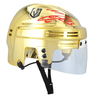 Mitch Marner Signed Golden Knights Chrome Mini Helmet (Fanatics) at PristineAuction.com