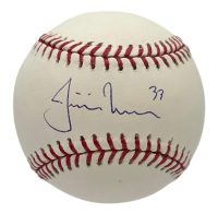 Justin Morneau Signed OML Baseball (PSA) at PristineAuction.com