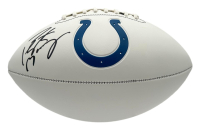 Peyton Manning Signed Colts Logo Football (Fanatics) at PristineAuction.com