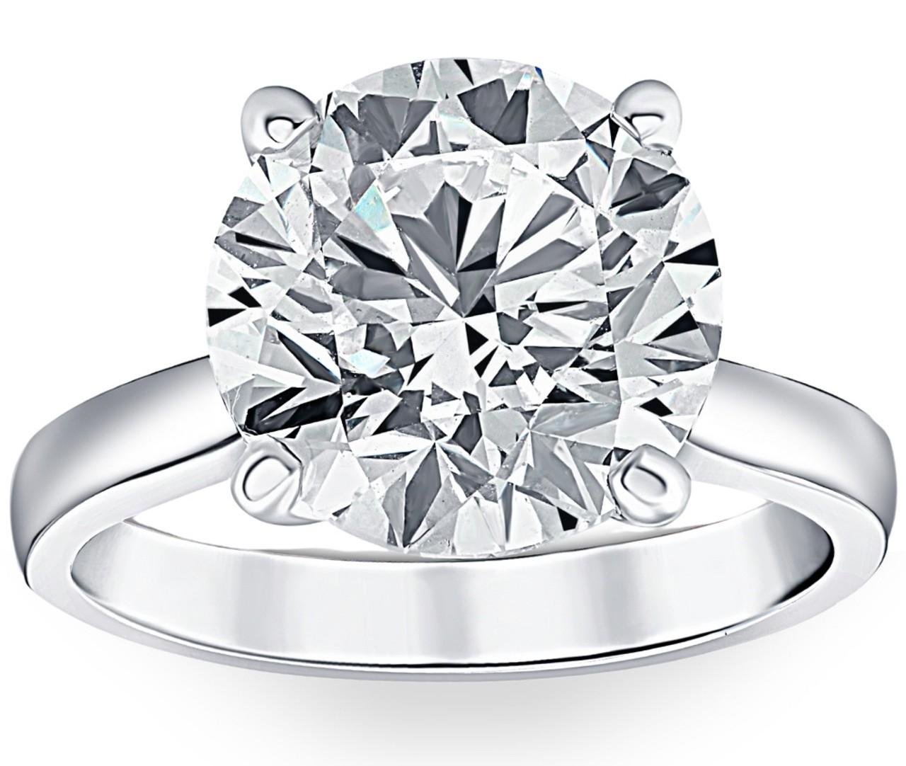 4.70 Carats Lab Grown Diamond Ring F, SI1 | $7,500 Estimated Retail Value (UGL & IGI Certs) | Round Ideal Cut| Brand New at PristineAuction.com 4.70 Carats Lab Grown Diamond Ring F, SI1 | $7,500 Estimated Retail Value (UGL & IGI Certs) | Round Ideal Cut| Brand New at PristineAuction.com