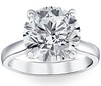 4.70 Carats Lab Grown Diamond Ring F, SI1 | $7,500 Estimated Retail Value (UGL & IGI Certs) | Round Ideal Cut| Brand New at PristineAuction.com