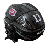 Cole Caufield Signed Full-Size Canadiens Bauer Authentic Helmet (JSA) at PristineAuction.com