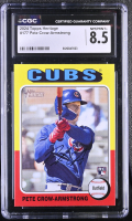 Pete Crow-Armstrong 2024 Topps Heritage #177 RC (CGC 8.5) at PristineAuction.com