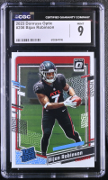 Bijan Robinson 2023 Donruss Optic #206 RR RC (CGC 9) at PristineAuction.com