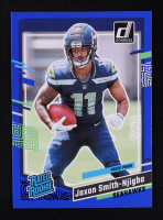 Jaxon Smith-Njigba 2023 Donruss Press Proof Blue #390 RC at PristineAuction.com