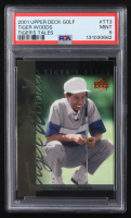 Tiger Woods 2001 Upper Deck Tiger's Tales #TT3 RC (PSA 9) at PristineAuction.com