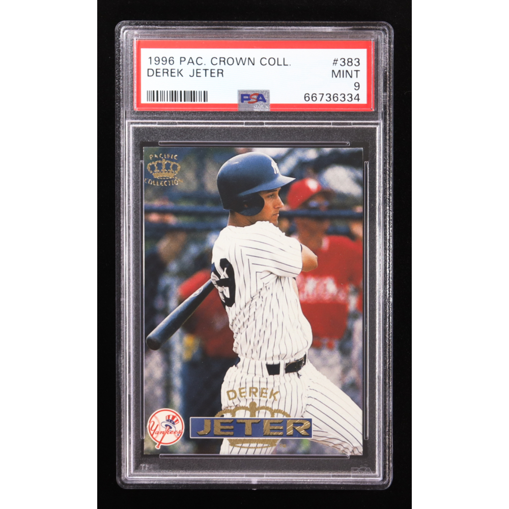 Derek Jeter 1996 Pacific Crown Collection #383 RC (PSA 9) at PristineAuction.com