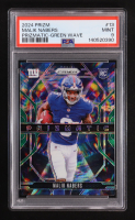 Malik Nabers 2024 Panini Emergent Green Wave #13 RC (PSA 9) at PristineAuction.com