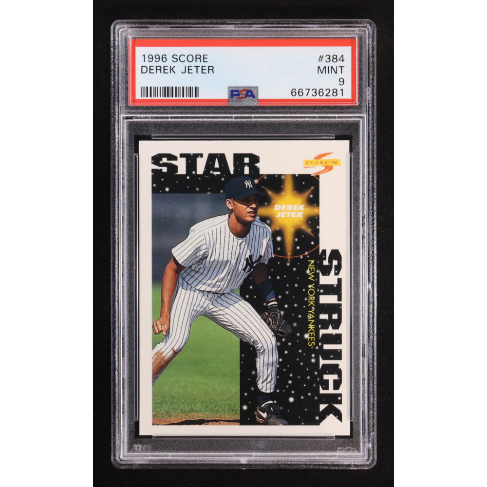 Derek Jeter 1996 Score Star Struck #384 RC (PSA 9) at PristineAuction.com