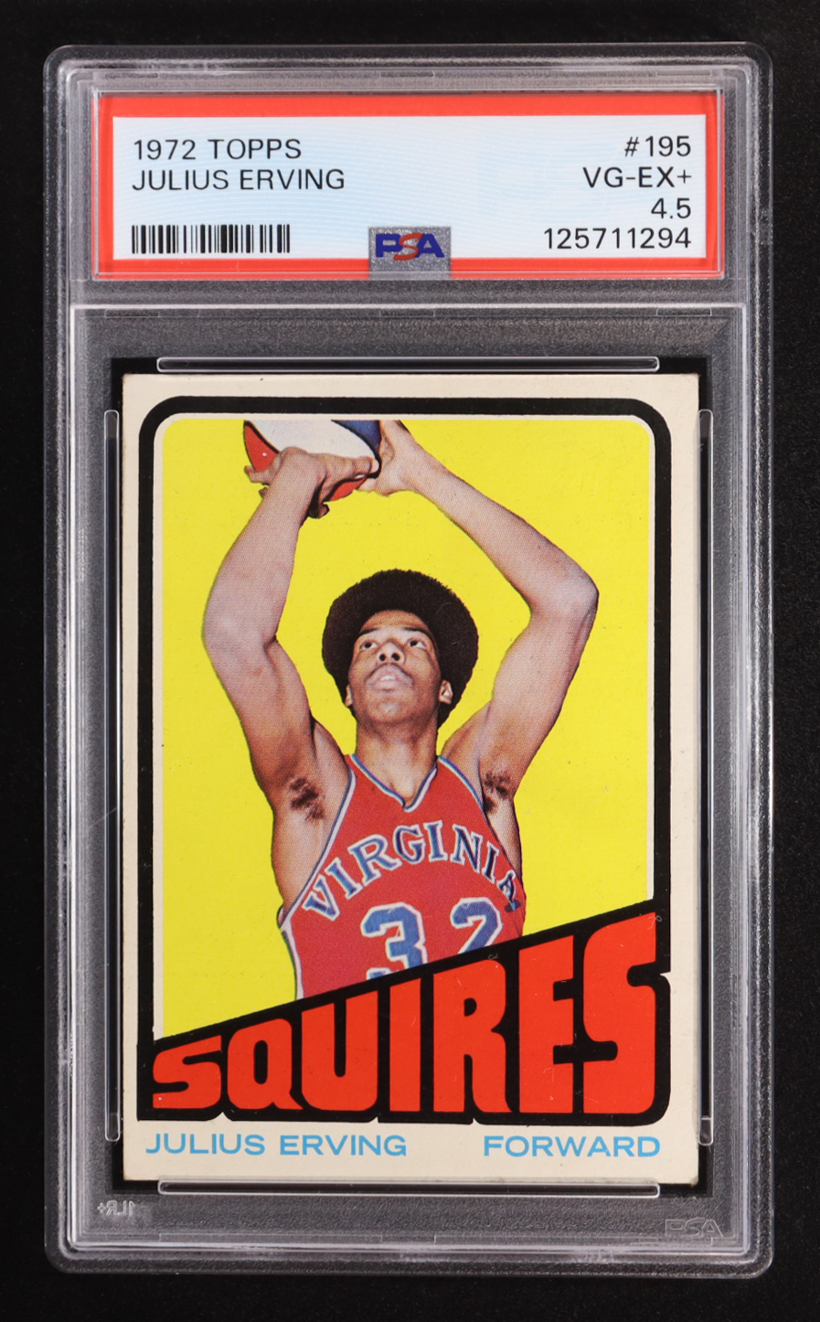 Julius Erving 1972-73 Topps #195 RC (PSA 4.5) at PristineAuction.com Julius Erving 1972-73 Topps #195 RC (PSA 4.5) at PristineAuction.com