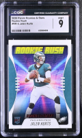 Jalen Hurts 2020 Panini Rookies & Stars Rookie Rush #RR-5 RC (CGC 9) at PristineAuction.com