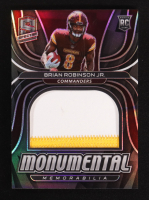 Brian Robinson Jr. 2022 Panini Spectra Monumental Memorabilia #30 #17/99 RC at PristineAuction.com