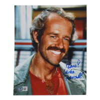 Mike Farrell Signed "M*A*S*H" 8x10 Photo Inscribed "Peace!" (Beckett) at PristineAuction.com