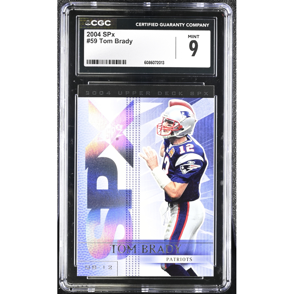 Tom Brady 2004 Upper Deck SPx #59 (CGC 9) at PristineAuction.com