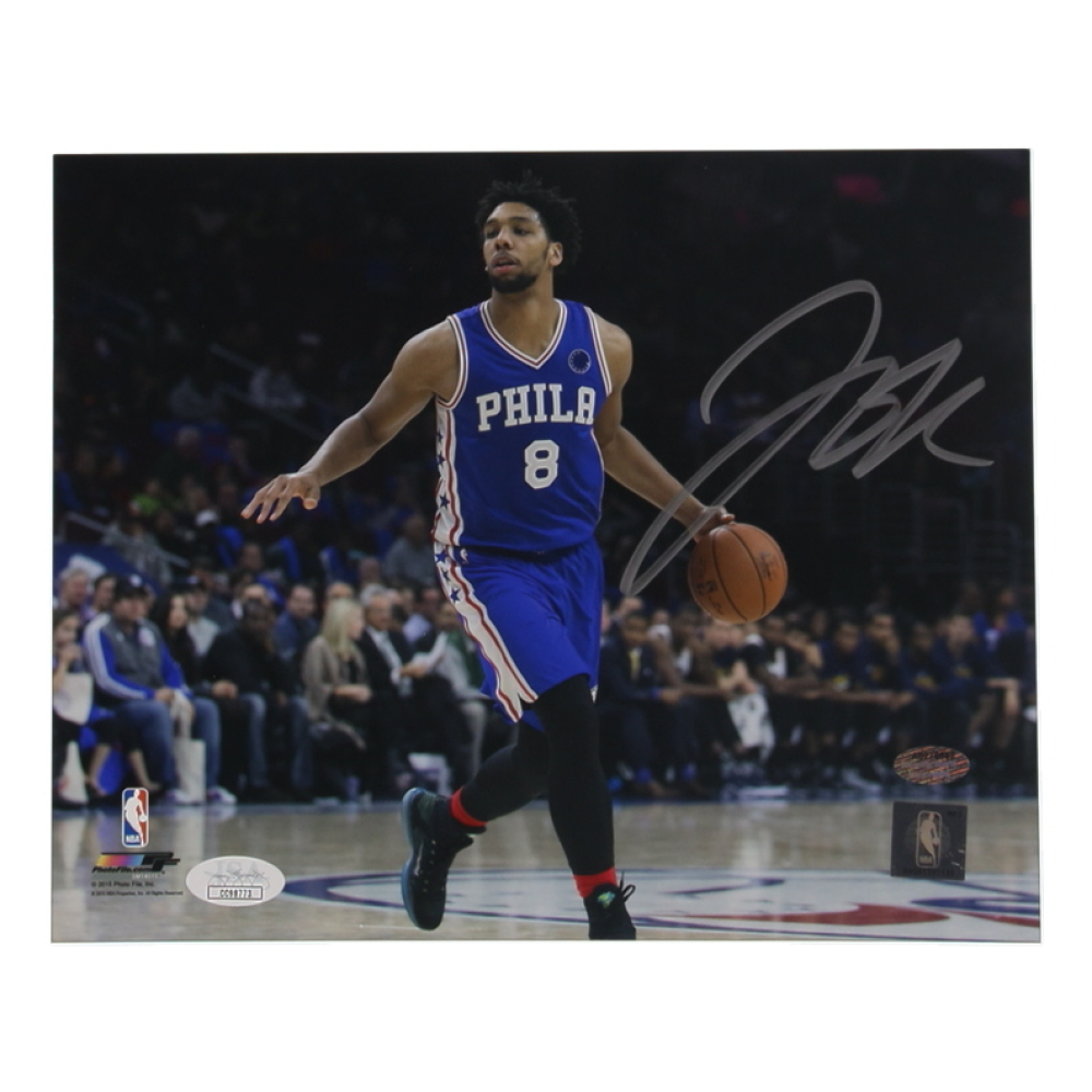 Jahlil Okafor Signed 76ers 8x10 Photo (JSA) at PristineAuction.com