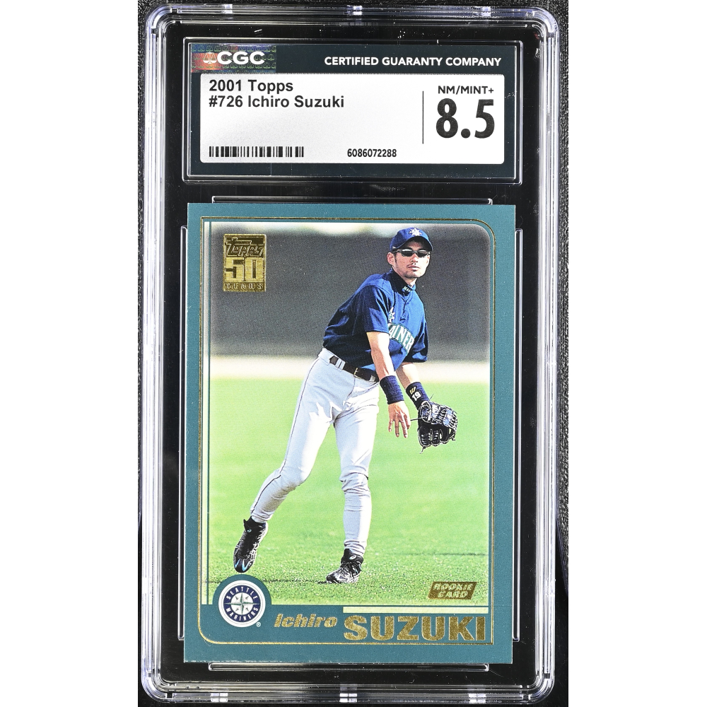 Ichiro Suzuki 2001 Topps #726 RC (CGC 8.5) at PristineAuction.com