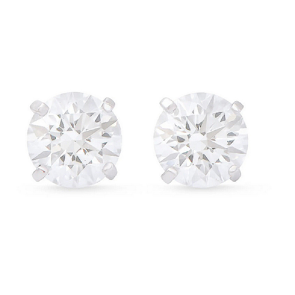 NEW 0.98 CTW Lab Grown Diamonds Earrings  E-F, VVS2 IGI Estimated Retail Value: $5385 at PristineAuction.com