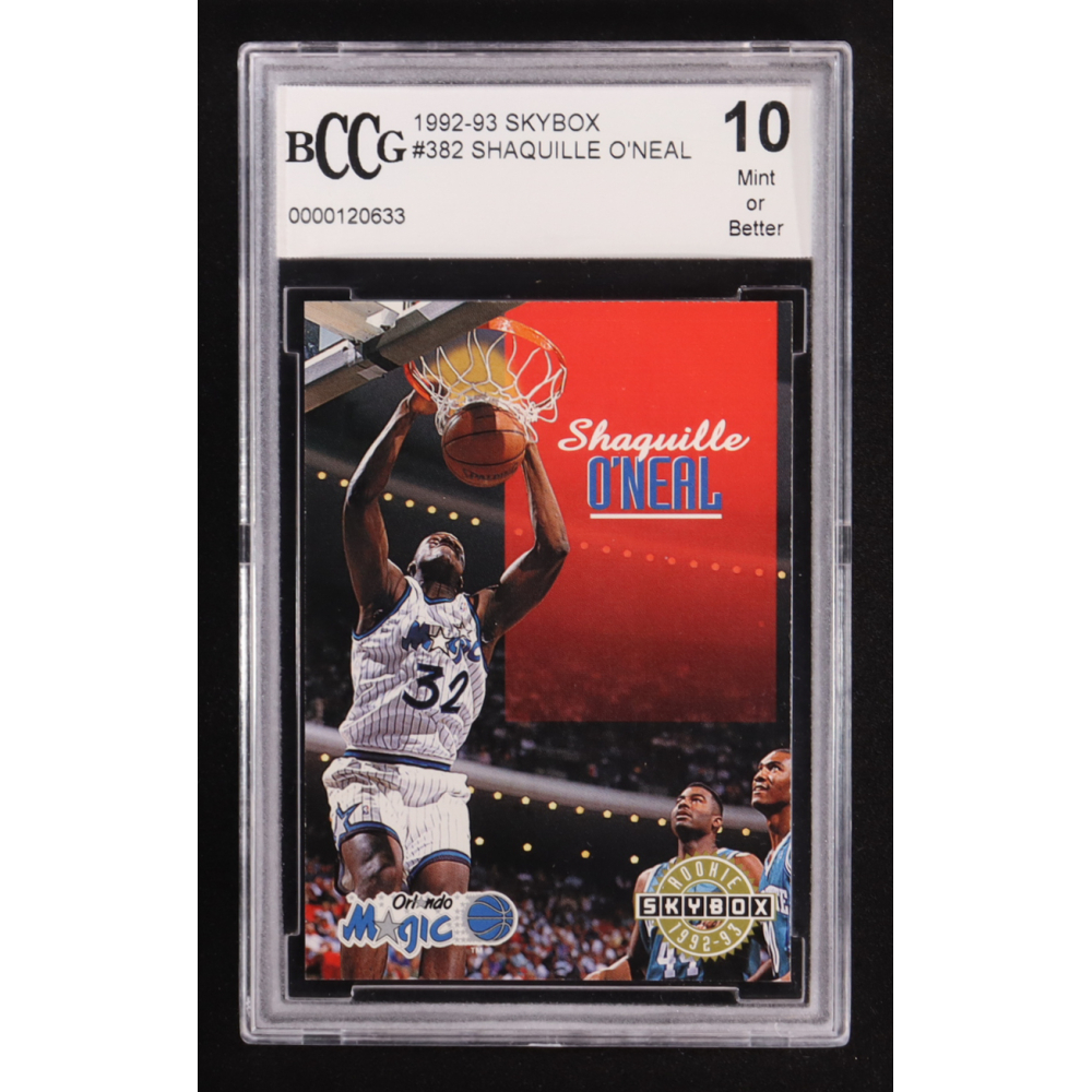 Shaquille O'Neal 1992-93 Skybox #382 RC (BCCG 10) at PristineAuction.com