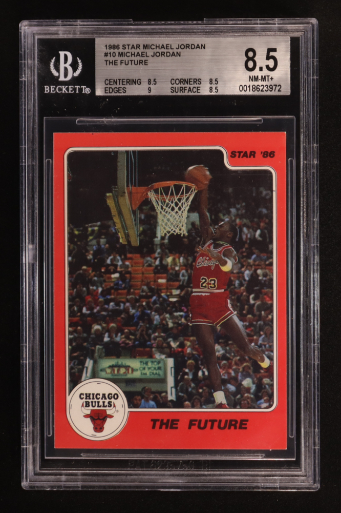 Michael Jordan 1986 Star Michael Jordan #10 RC / The Future (BGS 8.5)