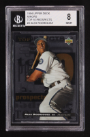 Alex Rodriguez 1994 Upper Deck Minors Top 10 Prospects #8 RC (BGS 8) at PristineAuction.com