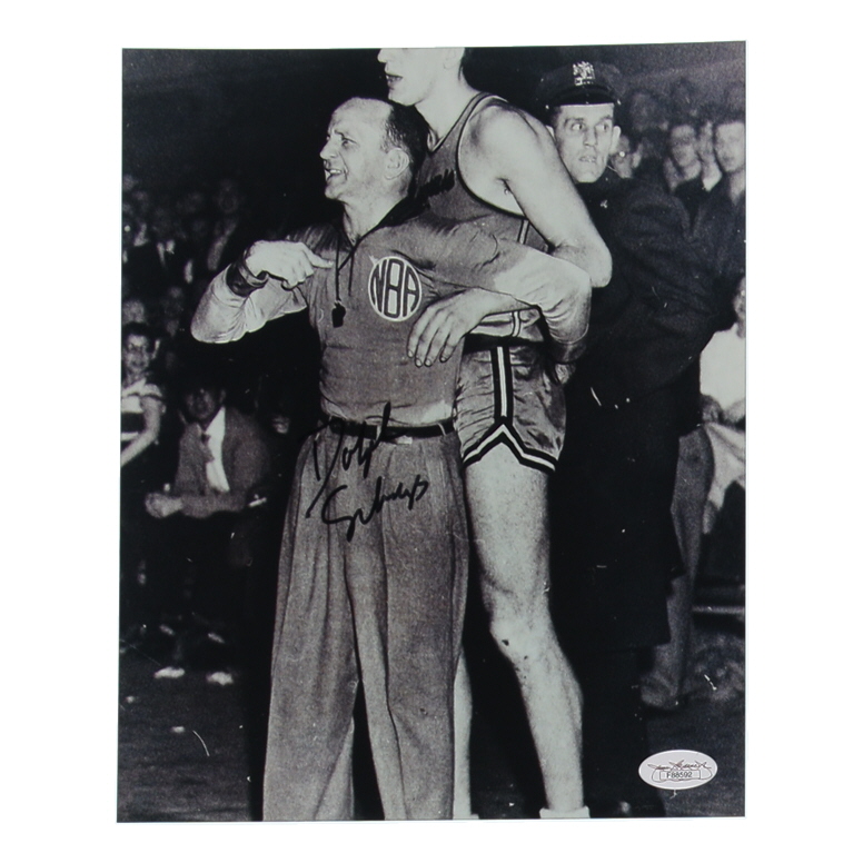 Sid Borgia Signed NBA 8x10 Photo (JSA) at PristineAuction.com Sid Borgia Signed NBA 8x10 Photo (JSA) at PristineAuction.com