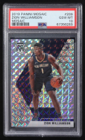 Zion Williamson 2019-20 Panini Mosaic Mosaic #209 RC (PSA 10) at PristineAuction.com