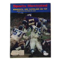 Dave Osborn Signed 1970 "Sports Illustrated" Magazine (JSA) at PristineAuction.com