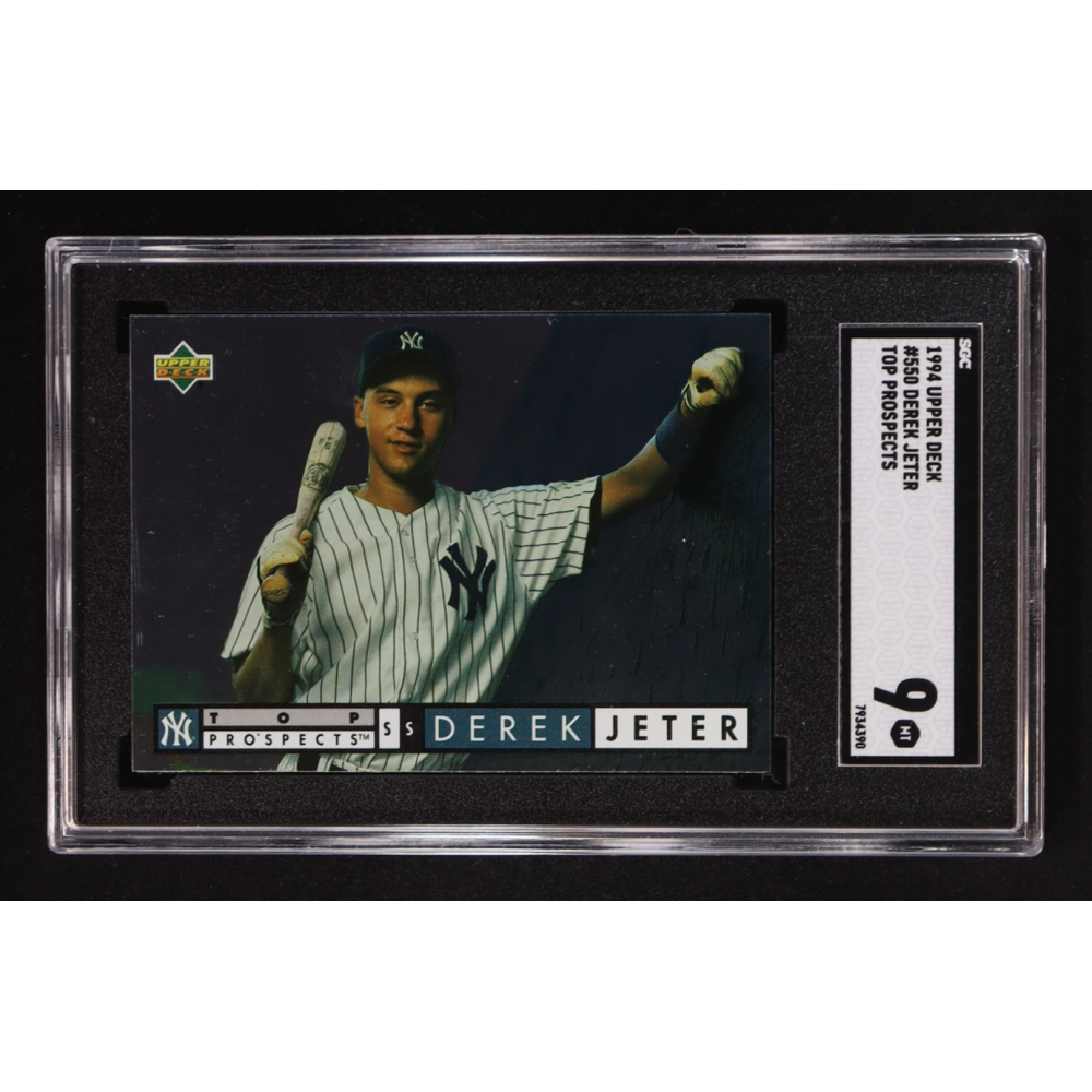 Derek Jeter 1994 Upper Deck Top Prospects #550 RC (SGC 9) at PristineAuction.com