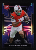 Xavier Restrepo 2025 Leaf Metal Pristine Auction Collection Prismatic Blue #535 #25/25 RC at PristineAuction.com