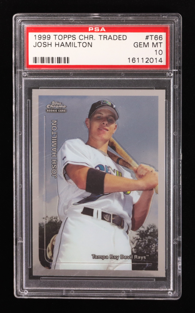Josh Hamilton 1999 Topps Chrome Traded #T66 RC (PSA 10)