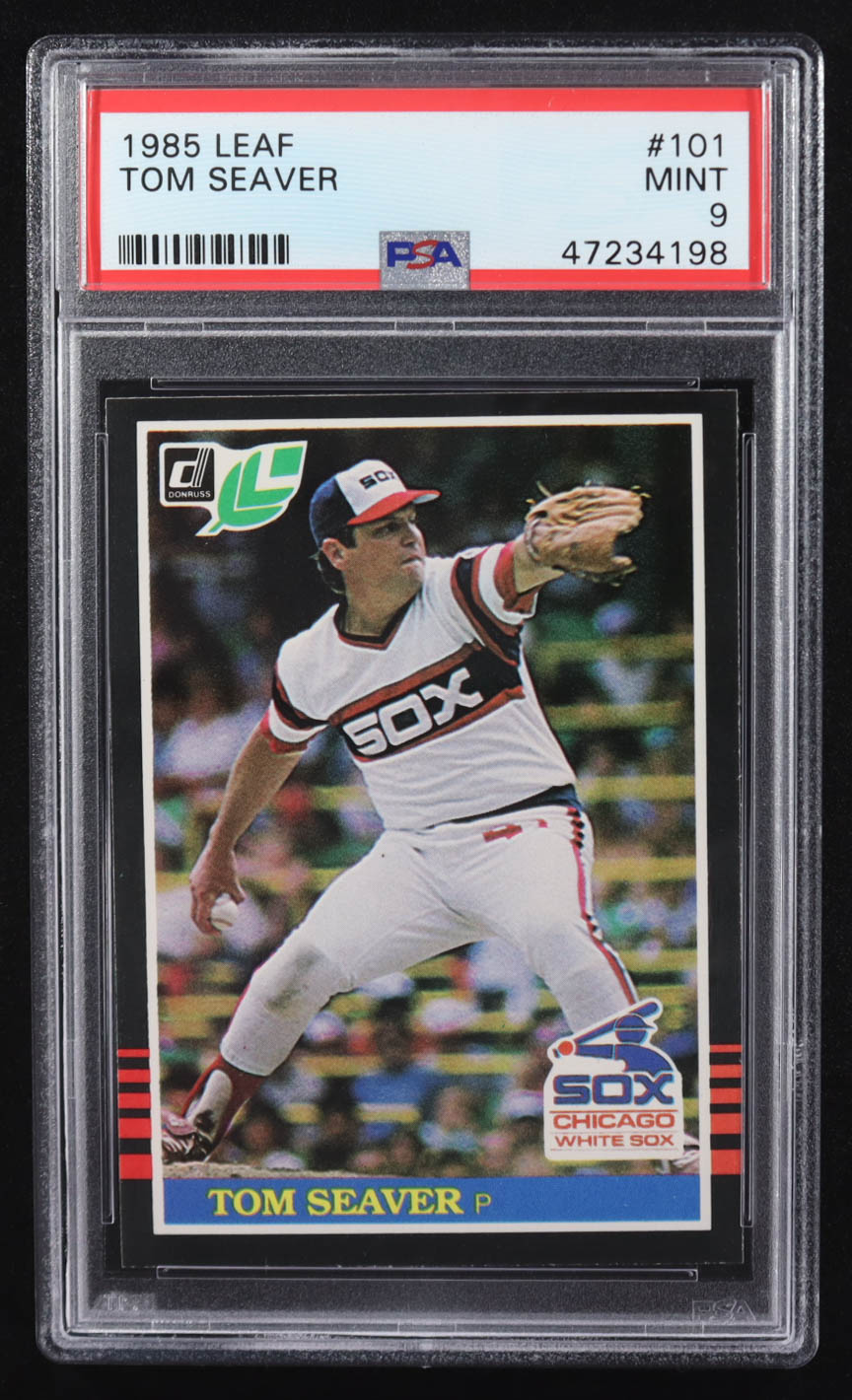 Tom Seaver 1985 Leaf/Donruss #101 (PSA 9) at PristineAuction.com Tom Seaver 1985 Leaf/Donruss #101 (PSA 9) at PristineAuction.com