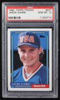 Jason Giambi 1992 Topps Traded #40T USA RC (PSA 10) at PristineAuction.com