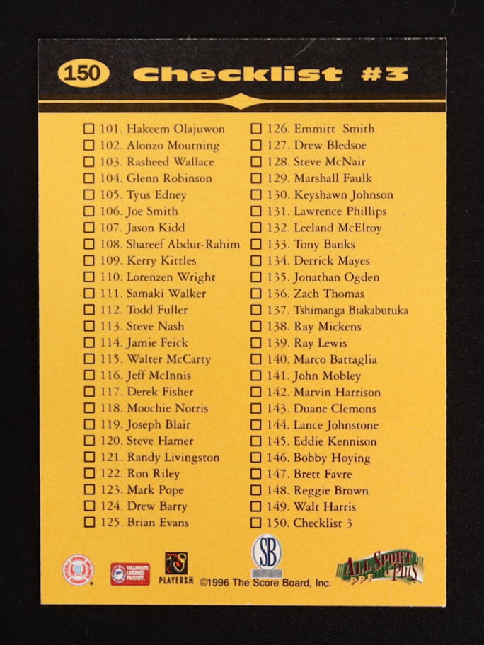 Kobe Bryant 1996-97 Score Board All Sport PPF CL #150 RC at PristineAuction.com Kobe Bryant 1996-97 Score Board All Sport PPF CL #150 RC at PristineAuction.com