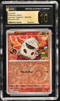 Larvesta 2025 Pokemon Journey Together #028/159 (CGC PRISTINE 10 | Black Label) at PristineAuction.com