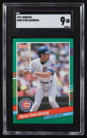 Ryne Sandberg 1991 Donruss #504 (SGC 9) at PristineAuction.com