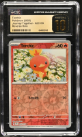 Torchic 2025 Pokemon Journey Together #022/159 (CGC PRISTINE 10 | Black Label) at PristineAuction.com