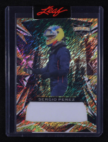 Sergio Perez 2023 Leaf Vibrance Shimmer Gold Unsigned Proof #NNO #1/1 at PristineAuction.com