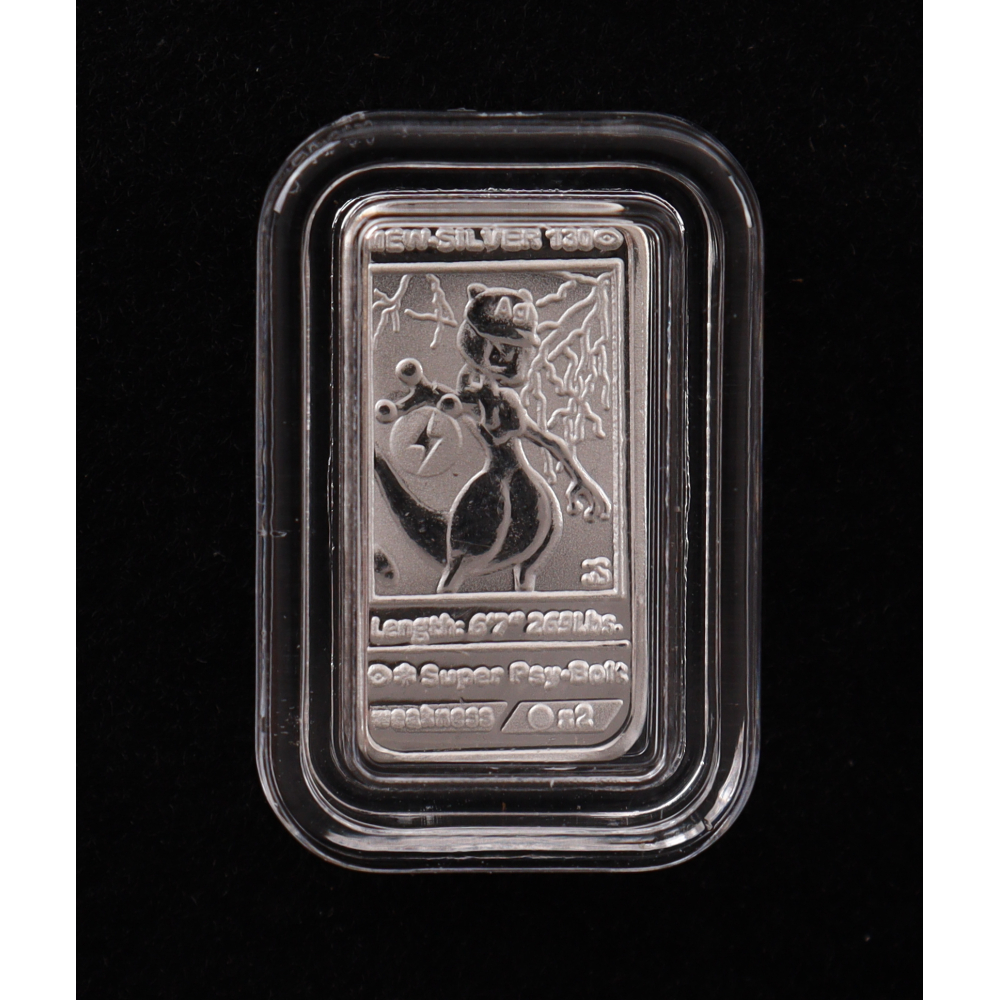 Mew-Two Poke-Gram 1g .999 Silver Bullion Bar at PristineAuction.com