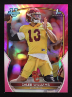 Caleb Williams 2022 Bowman Chrome University Pink Refractors #50 at PristineAuction.com