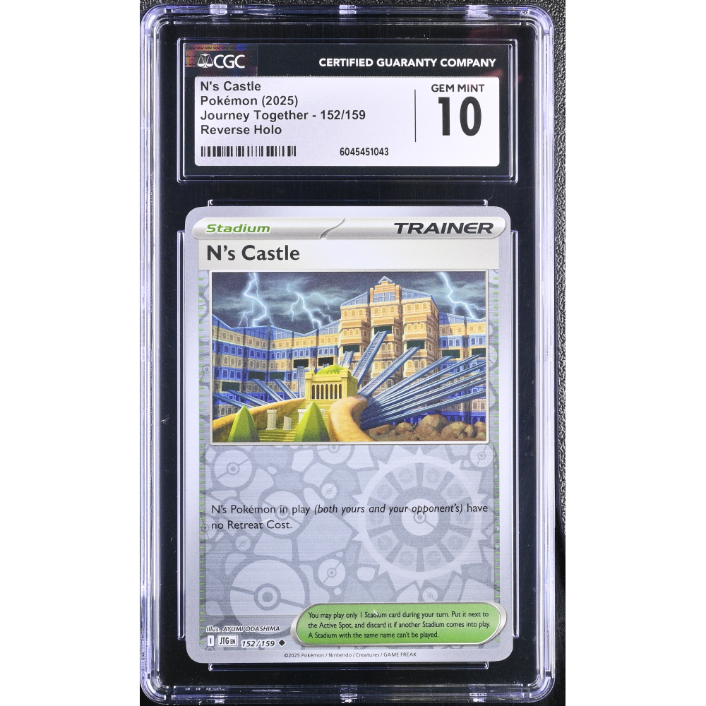 N's Castle 2025 Pokemon Journey Together #152/159 (CGC 10) at PristineAuction.com