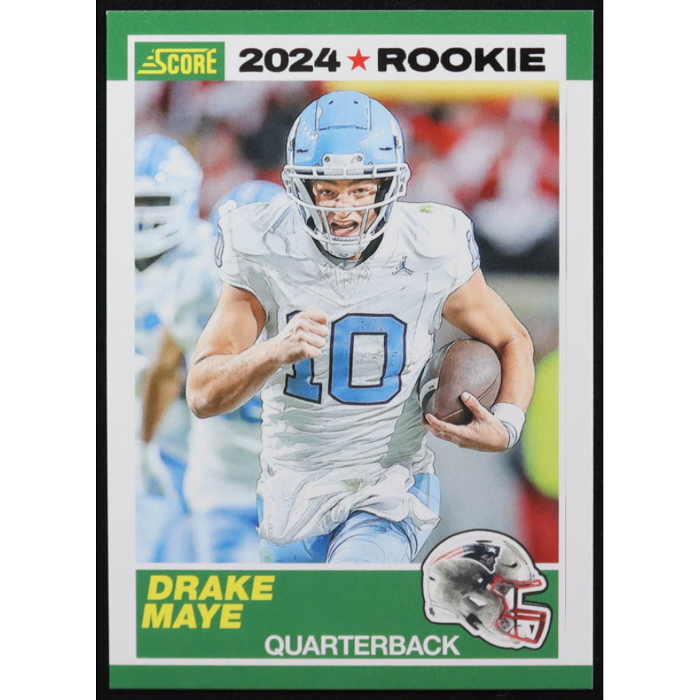 Drake Maye 2024 Panini Score #3 RC at PristineAuction.com