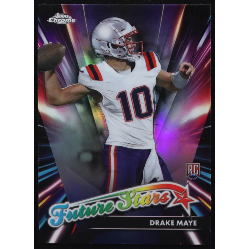 Drake Maye 2024 Topps Chrome Future Stars #FS-3 RC at PristineAuction.com
