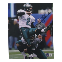 David Akers Signed Eagles 8x10 Photo (Beckett) at PristineAuction.com