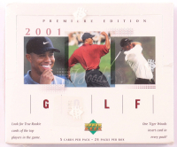 2001 Upper Deck Golf Hobby Box with (24) Packs at PristineAuction.com