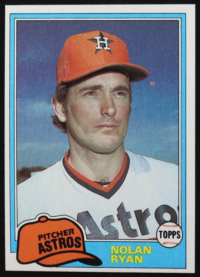Nolan Ryan 1981 Topps #240 at PristineAuction.com Nolan Ryan 1981 Topps #240 at PristineAuction.com