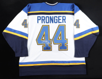 Chris Pronger Signed Blues CCM Authentic Captain's Jersey Inscribed "HOF 15" (COJO) at PristineAuction.com